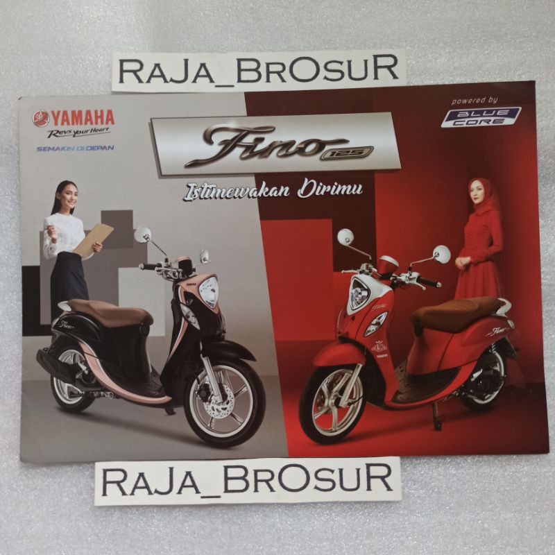 Poster brosur Yamaha Fino 125