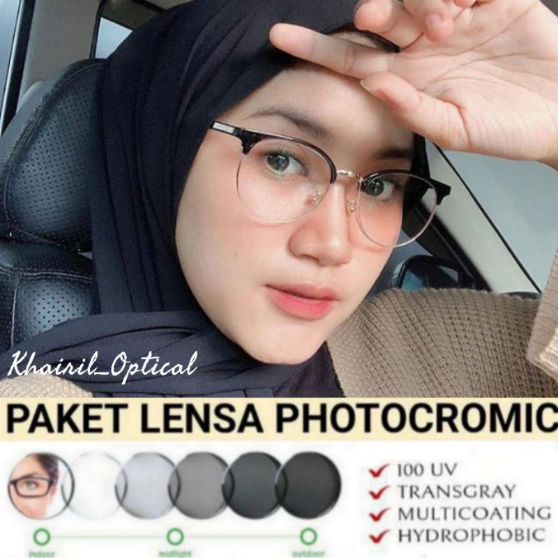KACAMATA PHOTOCROMIC ANTIRADIASI GRATIS MINUS , NORMAL ,6214