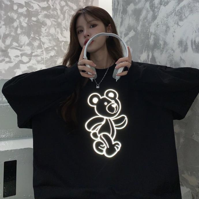 Oversize Sweater Semi Dress Cute Korean Style HotR28C