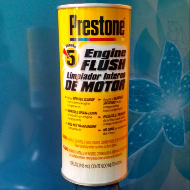Engine flush prestone