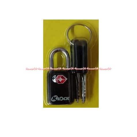 Klock Tsa Gembok Tas Gembok Koper Kunci Bag Gembok Kecil Gembok Serbaguna Small Padlock K-Lock K Lock TSA Lock Travelling Pad Lock