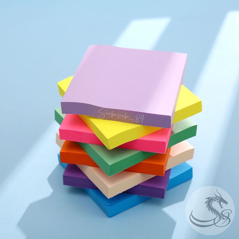 sticky note post-it memo tempel warna warni post it 100 lembar ukuran 76mm x 76mm note pad ukuran 50mm x 50mm kertas memo 100 sheets