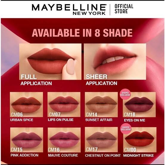 MAYBELLINE Cushion Matte Lip Cream