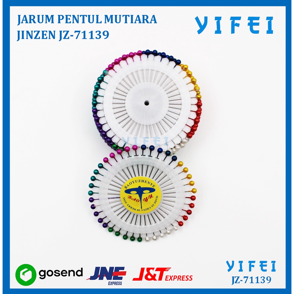 JARUM PENTUL 480 PCS/JARUM PENTUL MUTIARA YIFEI-71139