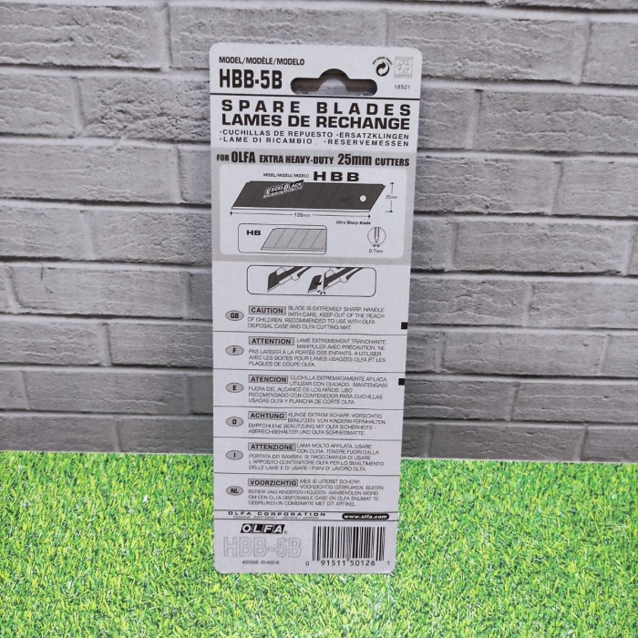 

Star Refill Cutter 25Mm Hbb-5B Spare Blade (5Pcs Per Pack) Olfa Sale!!!