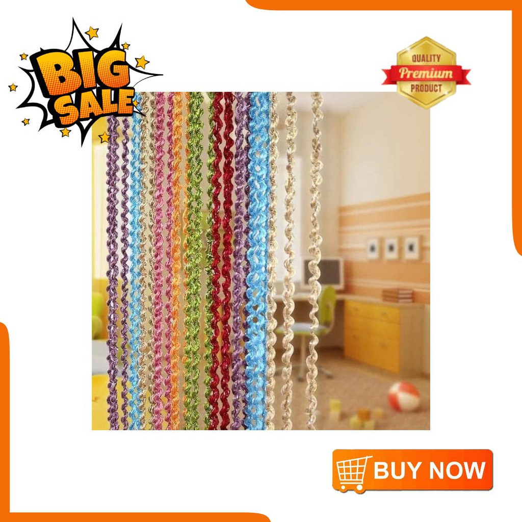 Tirai Benang Motif ULIR/ Tirai Pintu dan Jendela Motif ULIR