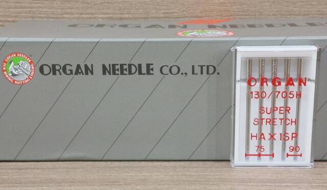 Organ Needles - Jarum Mesin Jahit Bahan Elastis Stretch untuk Mesin Jahit Portable