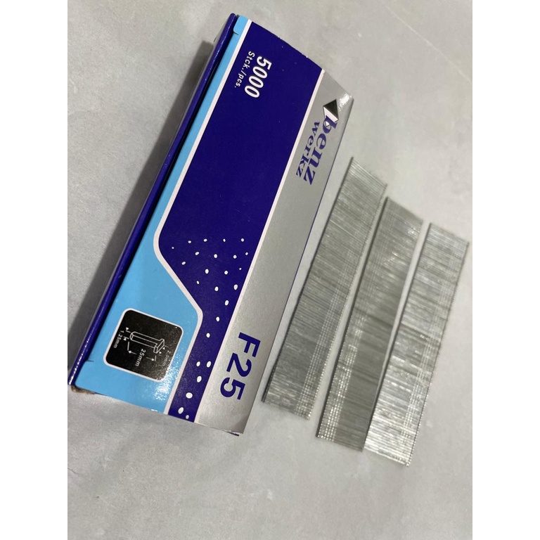 

BENZ F25 MO Isi Staples Mesin Paku Tembak Lurus Mata Air Nailer