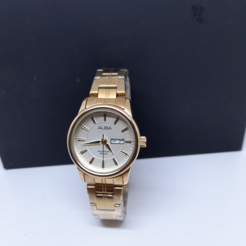 Jam tangan wanita alba  tanggal hari aktif