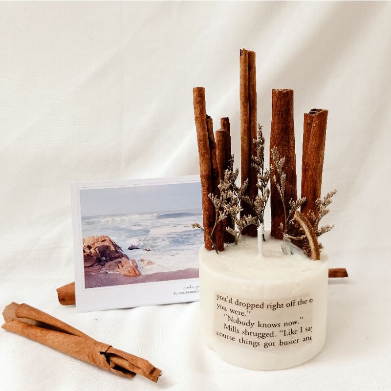 Cinnamon Candle 115 ml | Lilin Aromaterapi FREE ALAS LILIN