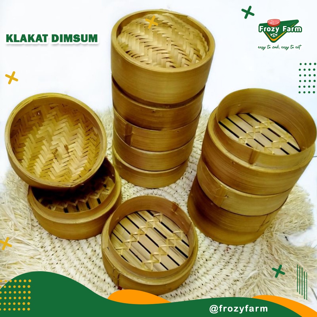Klakat Bambu Dimsum 13 CM
