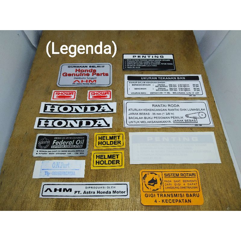 

Stiker Detail Pelengkap Legenda