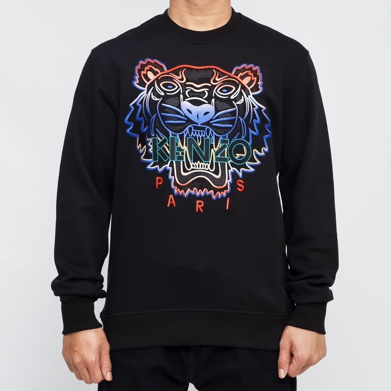 Ken. Tiger Crewneck Rainbow