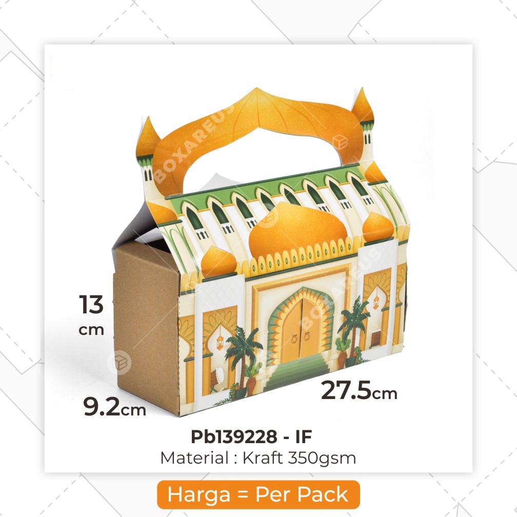 

Box Kue Kering Lebaran Paperohaus - UK 27.5 X 9.2 X 13
