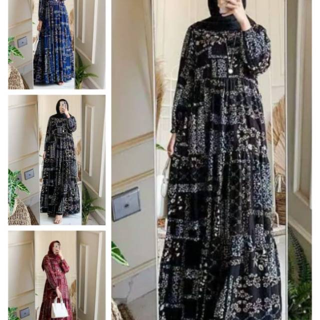 Gamis Tamara Bahan Hyget