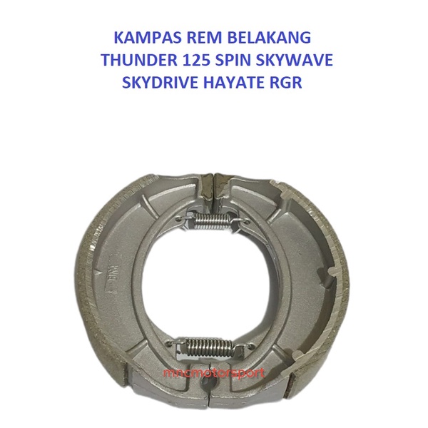 KAMPAS REM BELAKANG BINA THUNDER 125 SPIN SKYWAVE SKYDRIVE HAYATE RGR