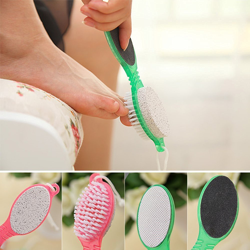 [PROMO SPESIAL] PEDICURE PADDLE BRUSH 4 in 1/ ALAT PENGHALUS TUMIT KAKI/ PENGHALUS TELAPAK KAKI KASAR/ SIKAT PEMBERSIH KAKI IMPOR HIGH QUALITY PREMIUM