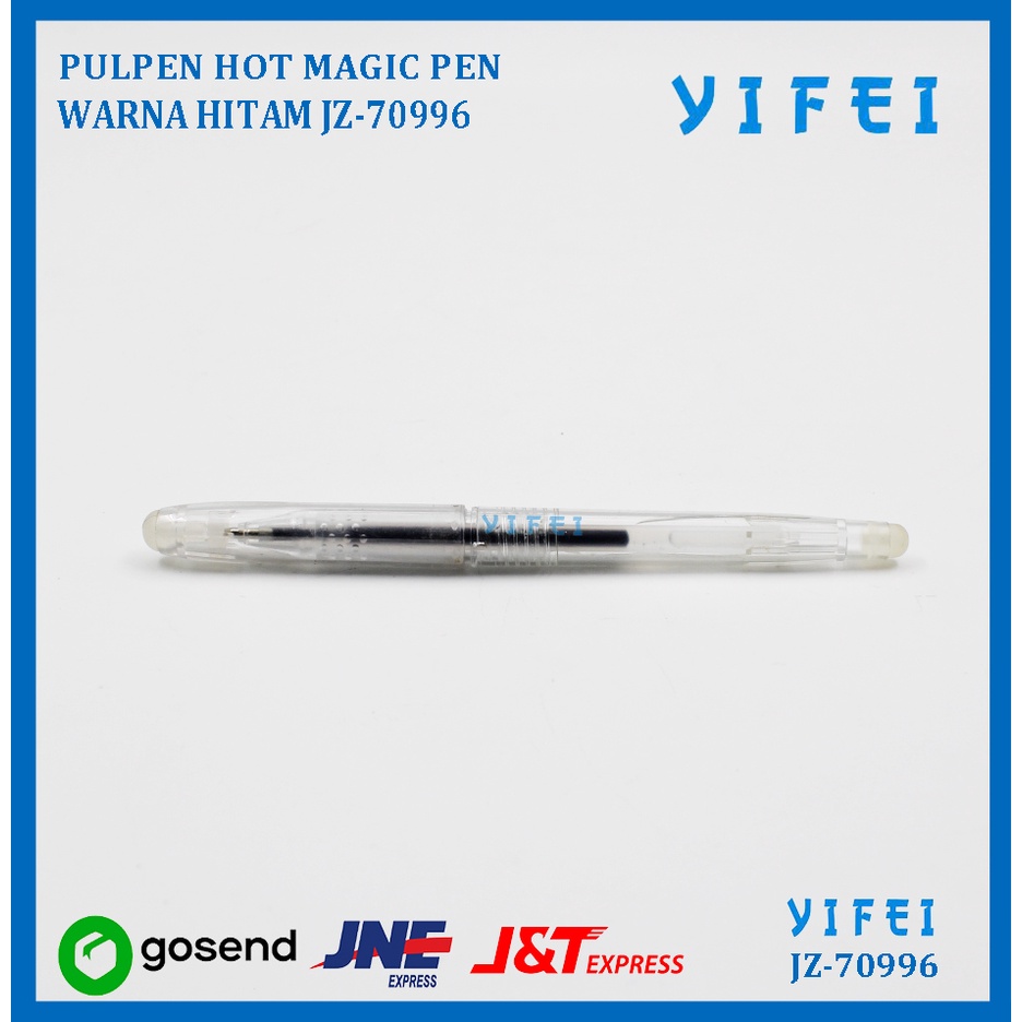 PULPEN HOT MAGIC PEN / HEAT TRANSFER PEN WARNA HITAM YIFEI-70996