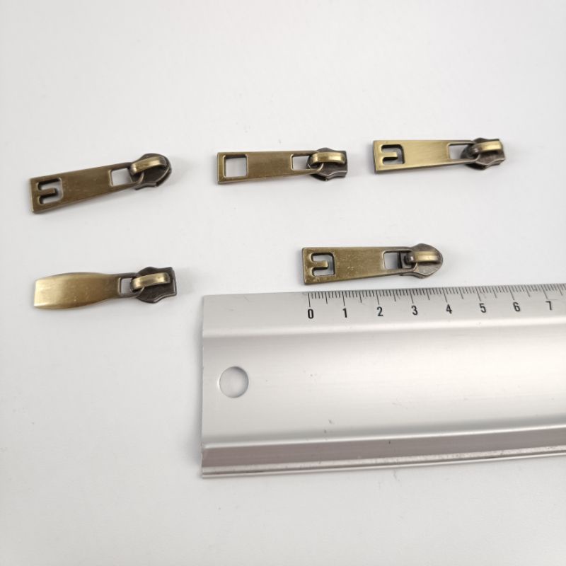 Kepala resleting besi ATG