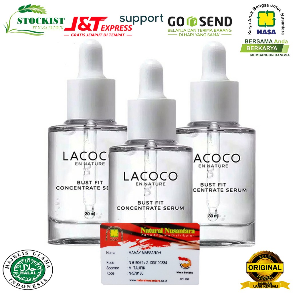 LACOCO BUSFIT CONCENTRATE NASA - BUST FIT SERUM / PENGENCANG PAYUDARA / PEMBESAR PAYUDARA / PANTAT