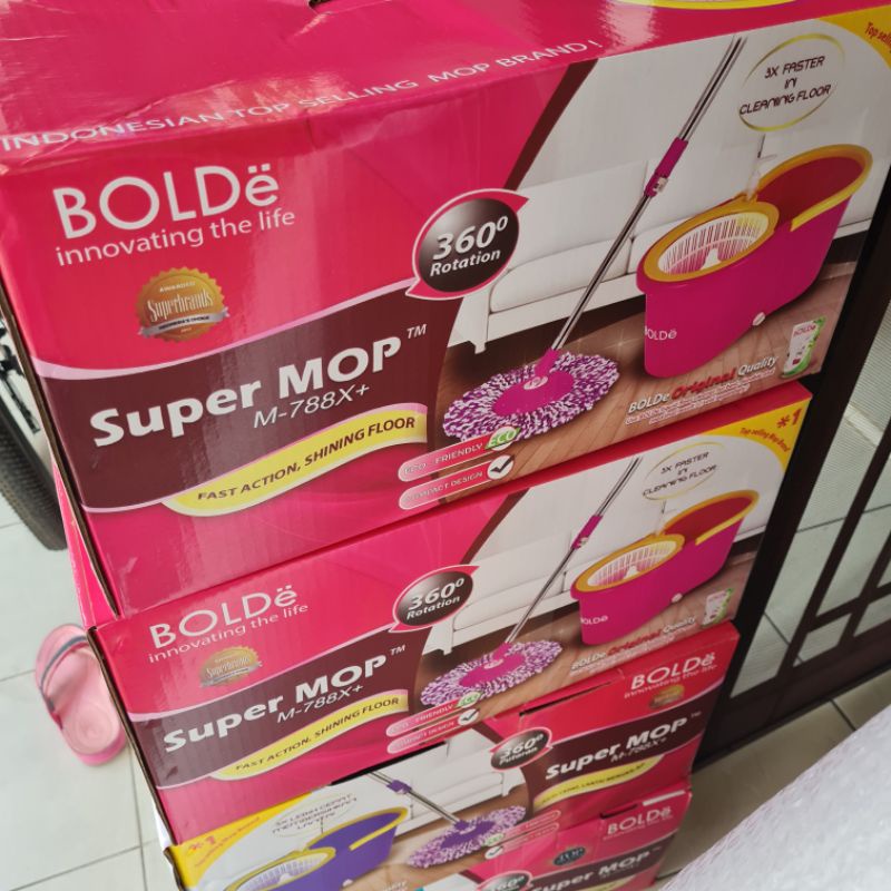 BOLDE Super MOP type M-777X+/Unicorn(Botol Sabun + Drainase)