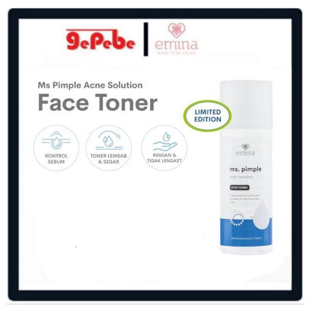 Emina Ms Pimple Acne Solution Face Toner 100ml