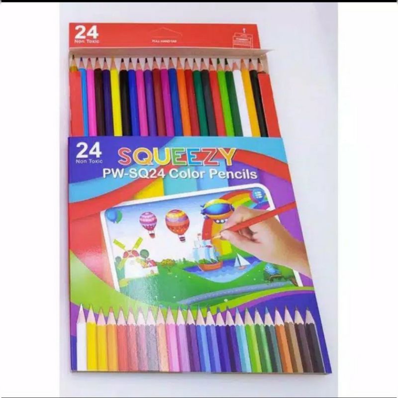 Pensil Warna 24 Warna SQUEEZY-3