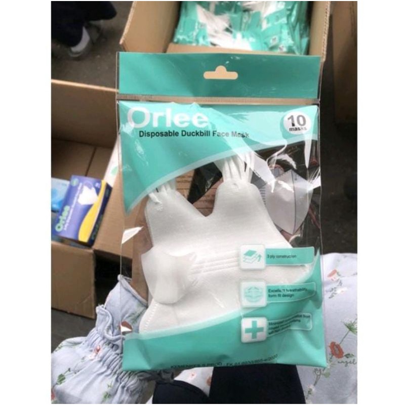 Duckbill earloop ORLEE embos 100%