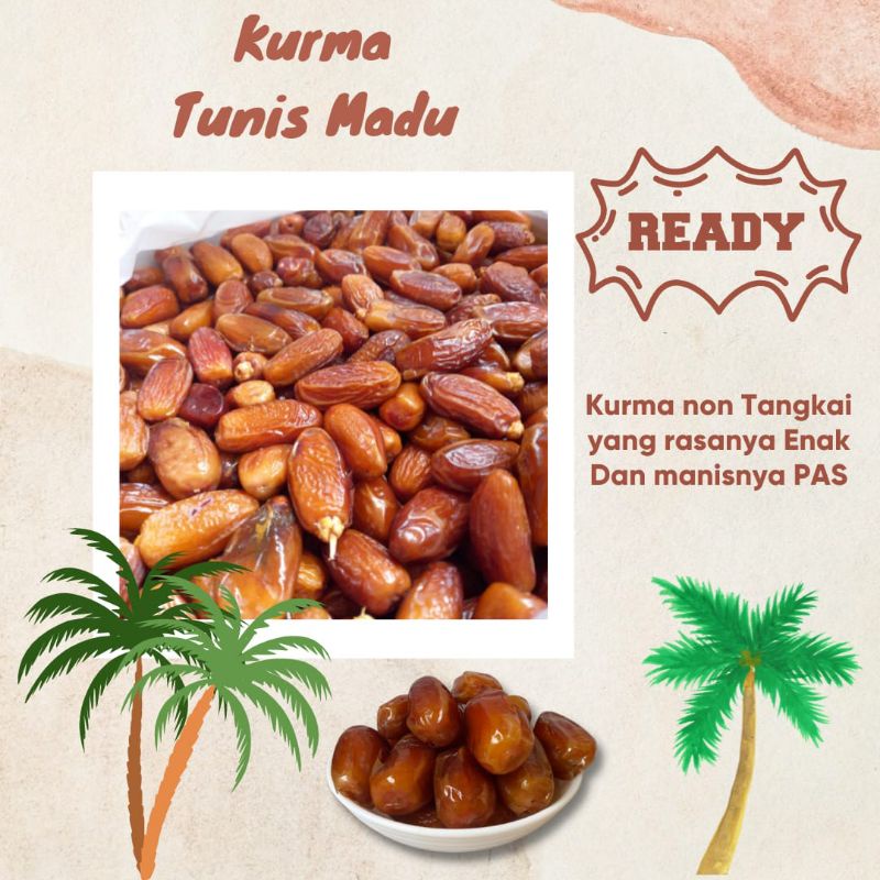 

Kurma Tunis Madu 1kg