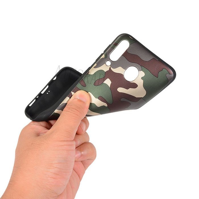 Samsung A20 A30 A50 A70 Soft Case Army Camouflage