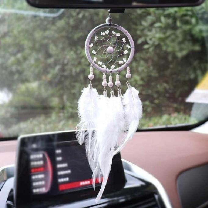 Dream Catcher Car Pendant | Gantungan Pajangan Kaca Spion Tengah Mobil