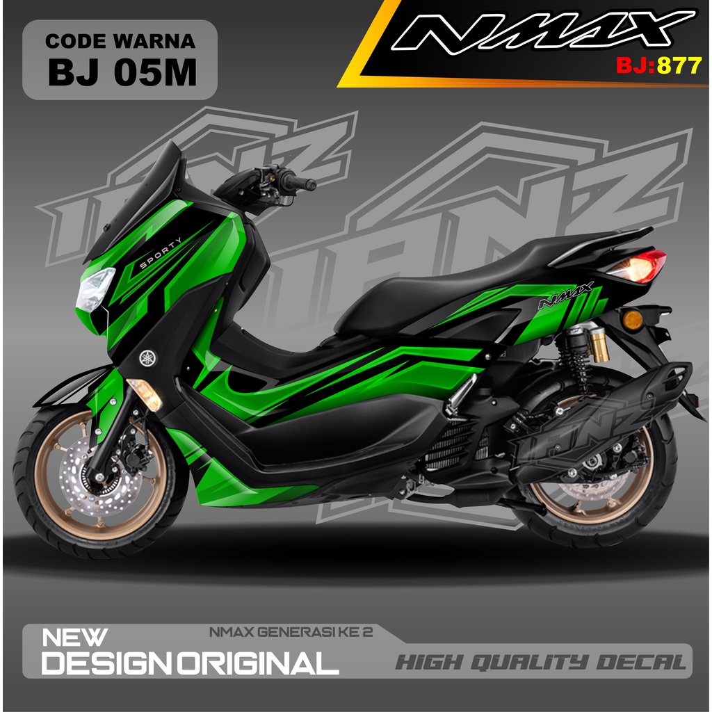 STIKER DECAL NEW NMAX FULL BODY BLOK KESELUAN MOTOR / DECAL FULL BODY NMAX / DECAL STIKER FULL BODY NMAX / stiker decal nmax terbaru