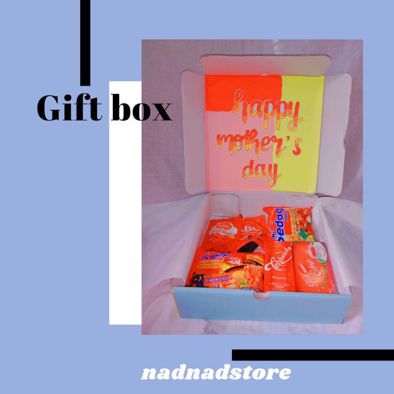 

GIFT BOX BIRTHDAY / GRADUATION / ANNIVERSARY / SNACK BOX HAMPERS BY NADNAD
