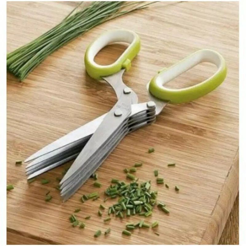 Gunting sayur 5 layer / gunting perajang sayur