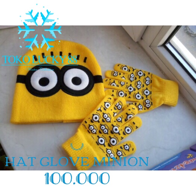 Topi Sarung Tangan Minion