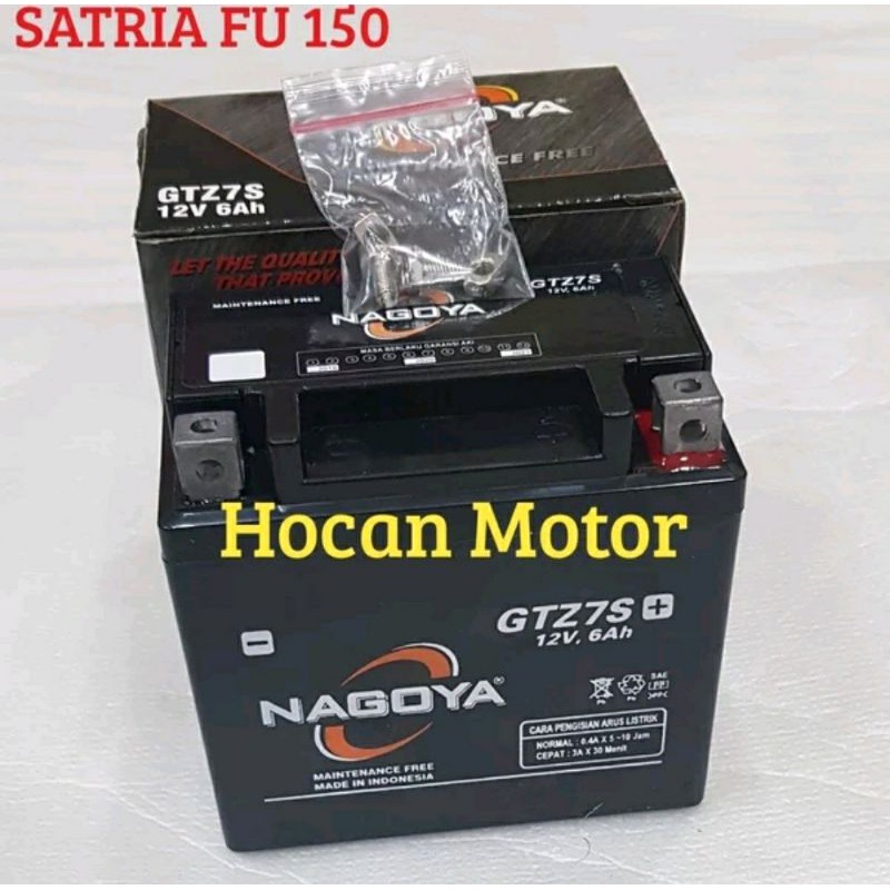 ACCU AKI KERING SATRIA FU 150 FU F1 INJEKSI SCOOPY BAN DONAT VARIO 125/150 CB150 VERZA CBR 150 R