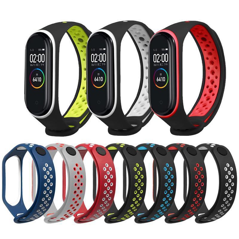 MI-BAND RUBBER DUAL COLOUR STRAP MB-03 NIKE MI-WATCH TALI BRACELET