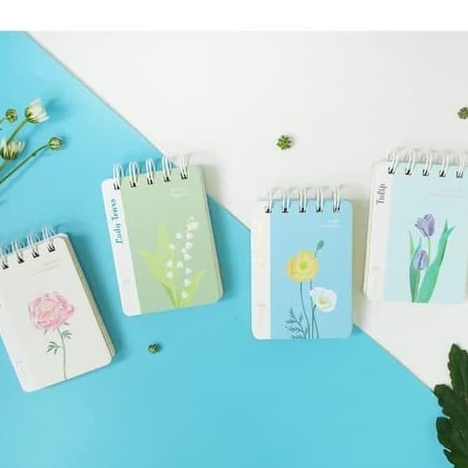 

NOTEBOOK A7 FLOWER MEANINGS SPIRAL RULED DISKON