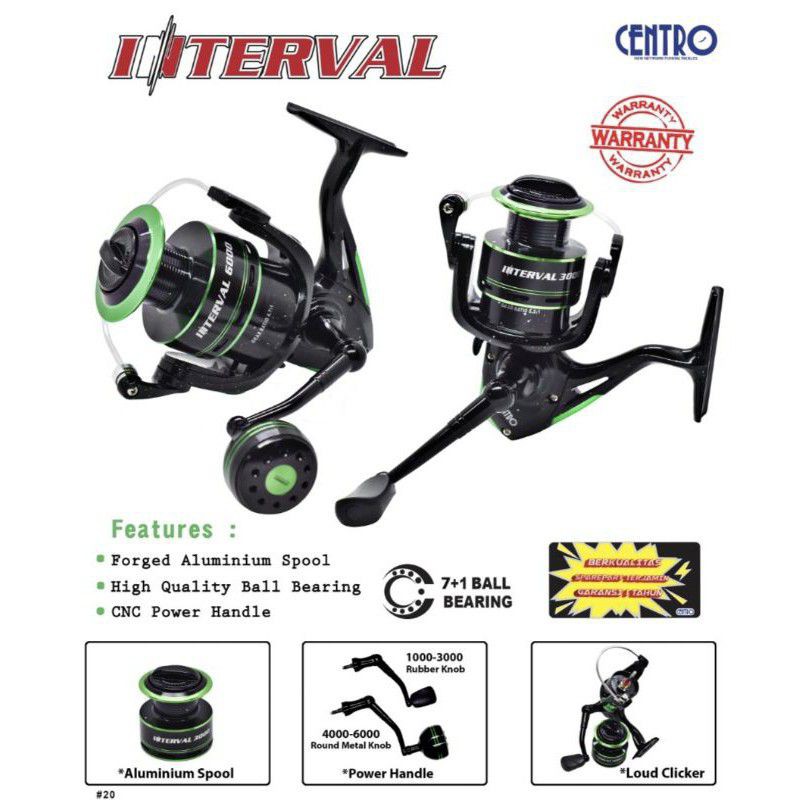 Reel Centro Interval Power Handle