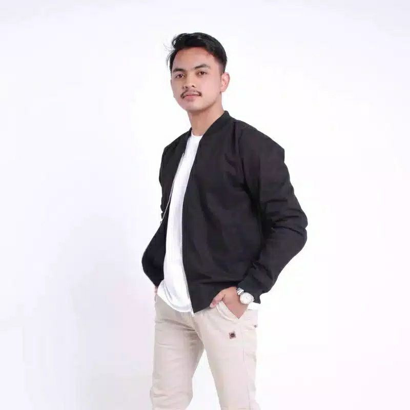 Jaket Bomber Canvas Premium Original Bapin