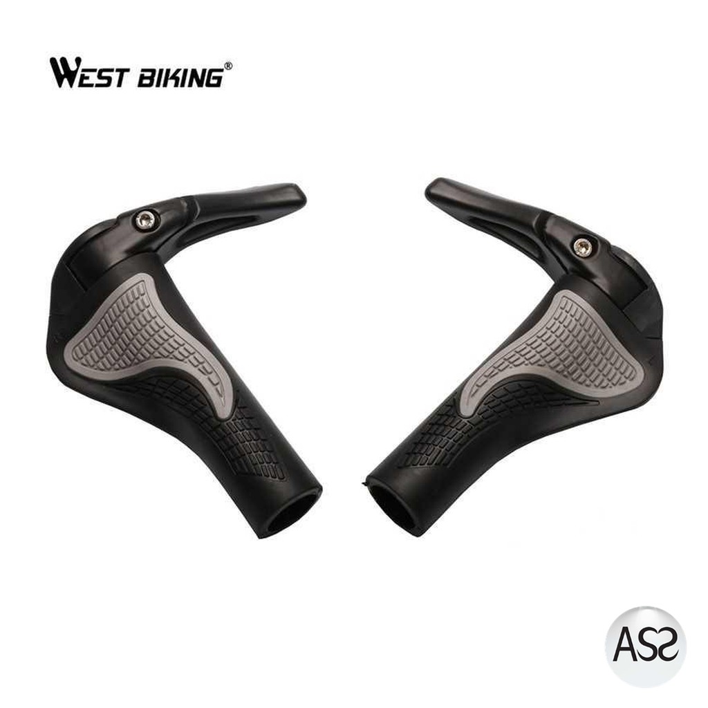 ASS Shop - TaffSPORT Gagang Sepeda Rubber Ergonomic Grip MTB Handlebar - BT1001