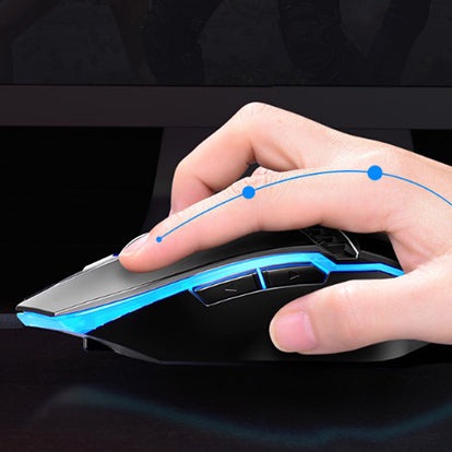 Mouse Gaming HP M270 2400DPI RGB Macro Programmable