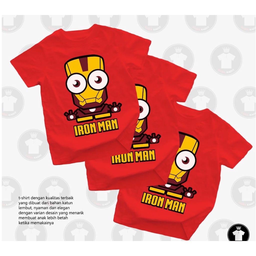 Kaos Anak Iron Man