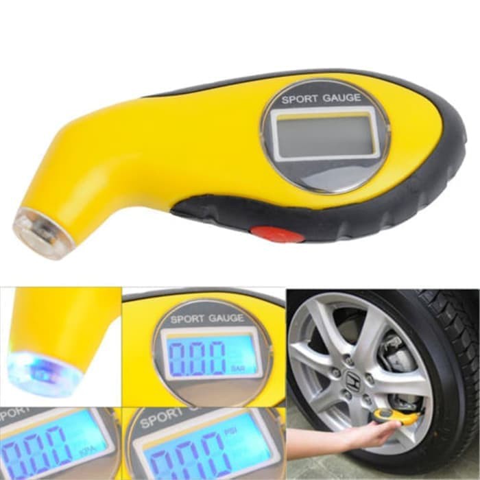 Alat Pengukur Tekanan Angin Ban DIGITAL TIRE PRESSURE LCD Manometer