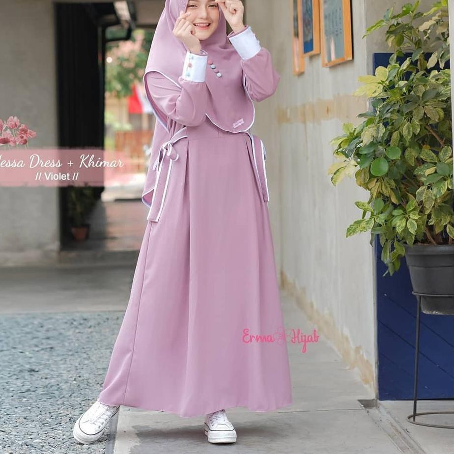 N9H NESSA DRESS + KHIMAR .