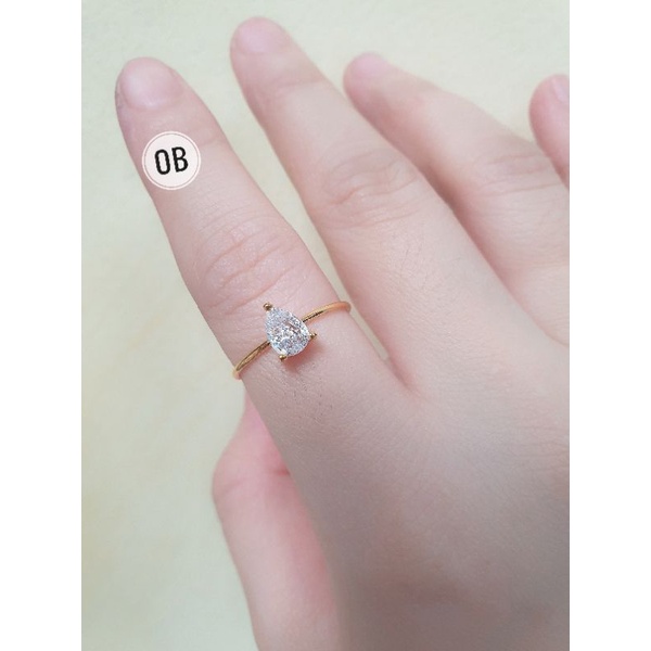 Cincin Dewasa Permata Xuping Simple Dan Mewah N16072201