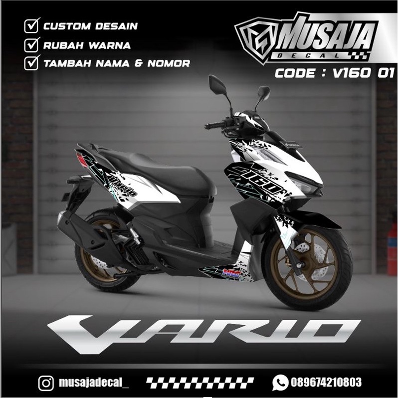 decal stiker variasi vario 160 terbaru custom full body