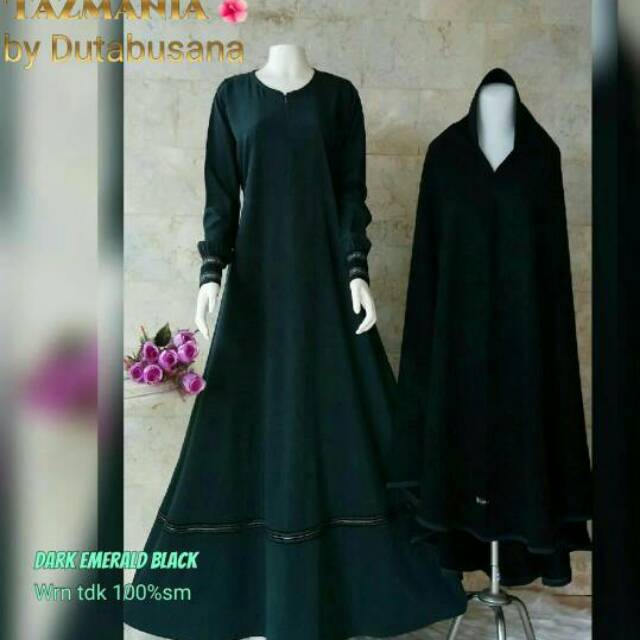 Set Tazmania original duta busana/gamis syari terlaris