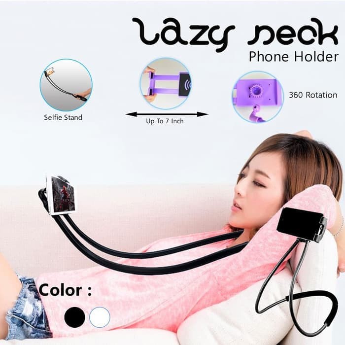 Travelmate BEST Lazypod Neck Leher Pinggang HP Holder serbaguna Hanging Stand