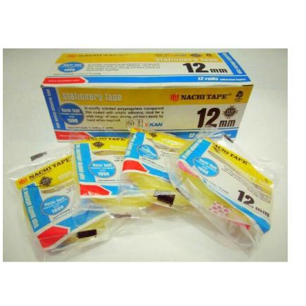 [TOSERBA_EMAK] - Isolasi Tape Nachi Dus 12 mm x 72 yard